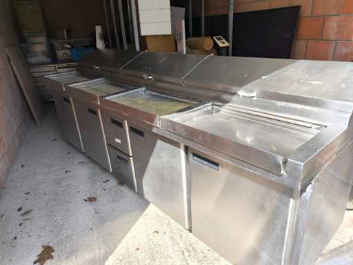 GLendon Dp3003 Poste de travail pour pizza