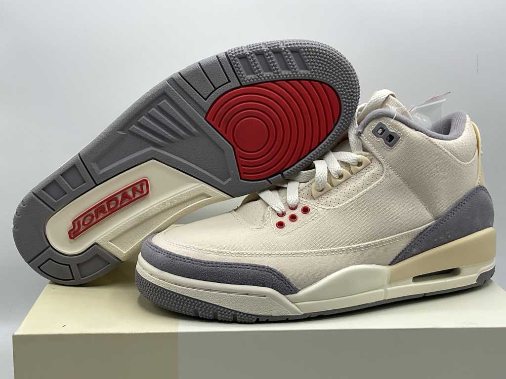 Nike Jordan 3 Retro SE Sail Muslin Sneakers 40 1/2