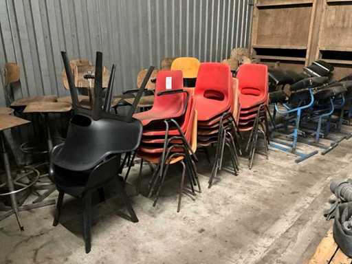 Sedie + sgabelli per le ginocchia