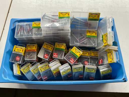 Rotadrill Varie viti in acciaio inox, ottone e zincato (55x)