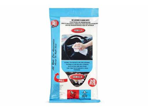 All Ride - Vanilla 20pcs - salviette umide per la pulizia (480x)