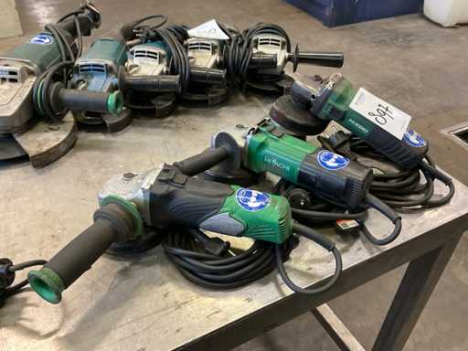 Hitachi Haakse slijpmachine (3x)