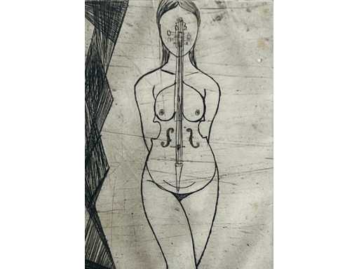 Vincent Dame - Ecce-Femina - etching - from 1 euro