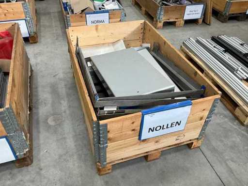 Varie parti in acciaio inossidabile