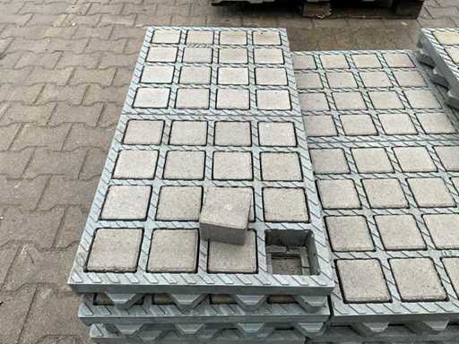 Kunststof mat met klinker (17x)