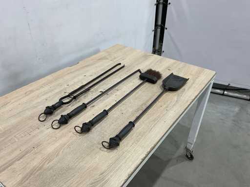 Ensemble de cheminée en 4 pièces