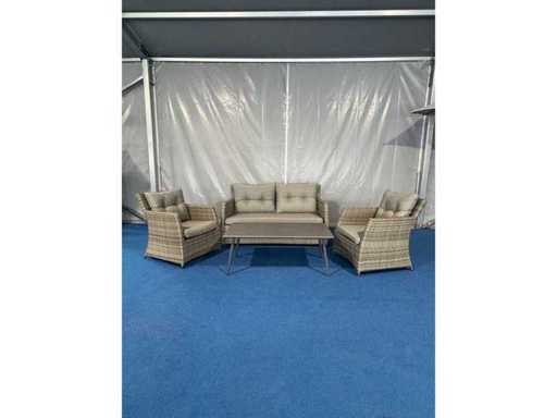 MaxxGarden - Loungeset wicker 4 persoons