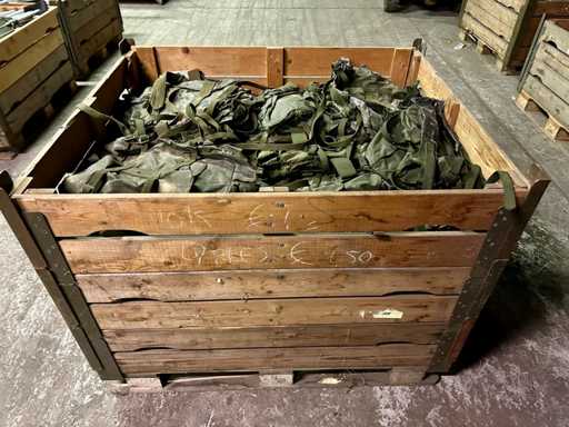 Batch of various army bags