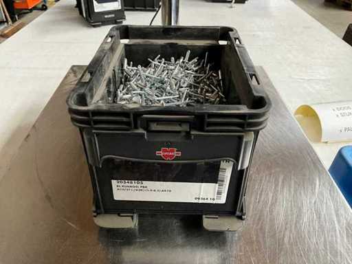 Würth 3.00kg Blind rivet PBK ALU 5.0-6.5/4x10 in stackable container