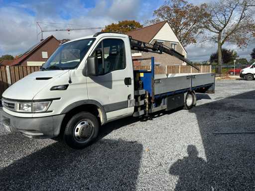 2004 Iveco Daily Avec plate-forme et grue de chargement hydraulique Véhicule utilitaire