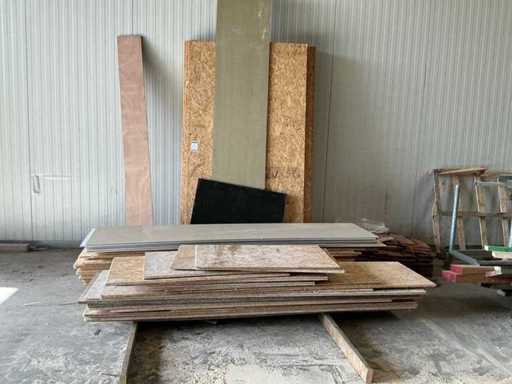 Batch of various sheet material