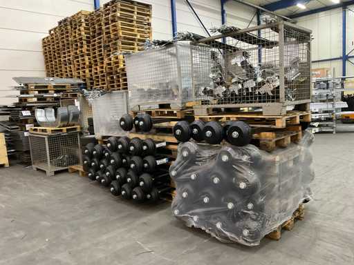 Various new trailer axles