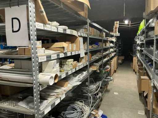 Large batch of various installation material