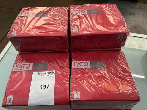 Fato. Doppelseitige Papierservietten. (10-fach)