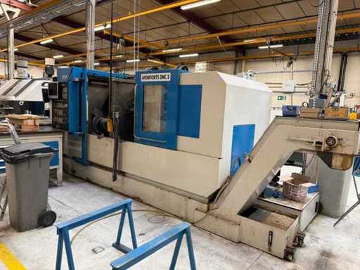 MONFORTS DNC 5 Dwuwrzecionowa tokarka CNC z narzędziami zmotoryzowanymi