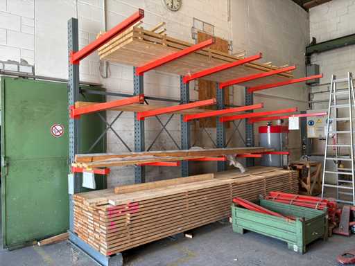 CBRE cantilever rack without contents