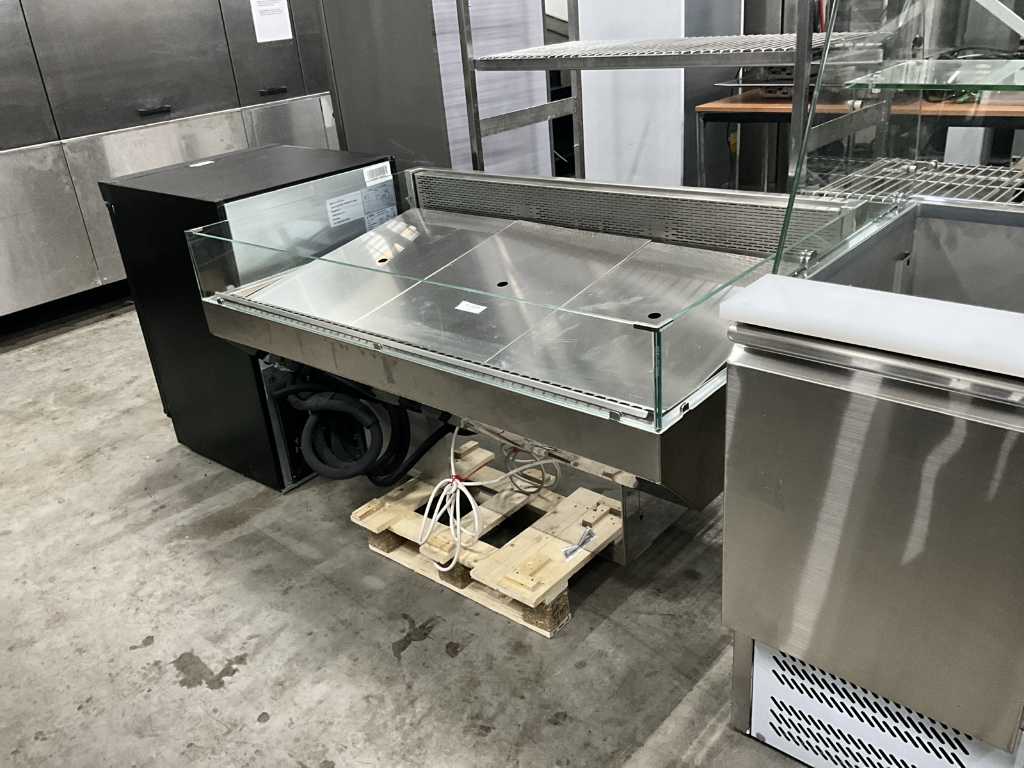 2018 Ake ideal Bakery H 3-38-E GL bakery counter drop-in