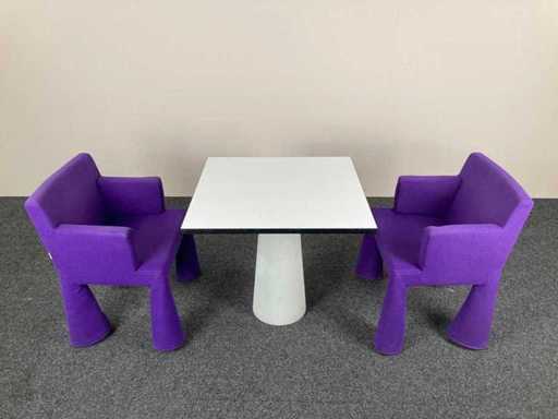 MOOOI - Design set table + 2 sedie - Set riunione