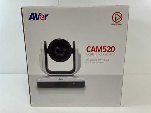 Aver (CAM520) Professional 12x PTZ USB Conference Camera (New)