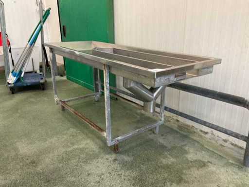 Tavolo per nocciola di patate in acciaio inox