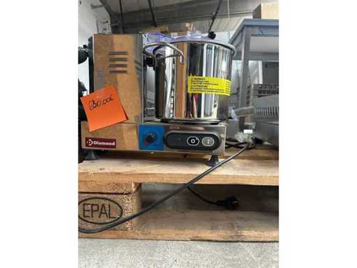 Diamond - CSP/6V - Stainless steel cutter, 6 liters with variable speed 