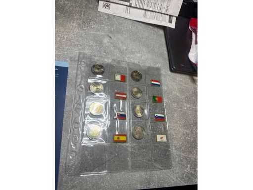 8x2€ 30jahre eu Flagge  2015