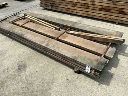 Oak planks 40 mm 0.276 m3