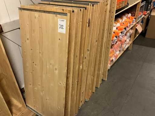 Rastrelliera in legno per magazzini