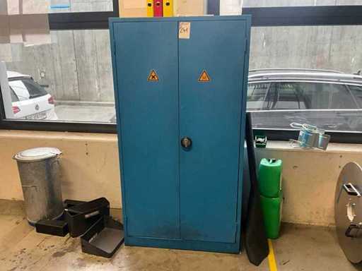 Cabinet with contents