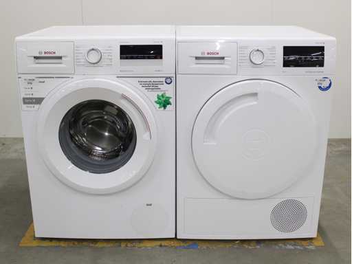 Bosch Series|4 VarioPerfect EcoSilence Drive Washing Machine & Bosch Series|6 SelfCleaning Condenser Dryer