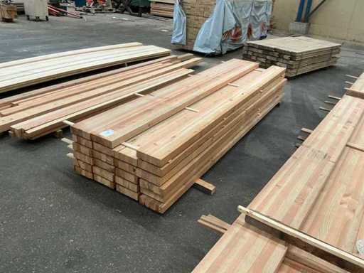 Douglas hout gelamineerde balk 195x55mm (23x)