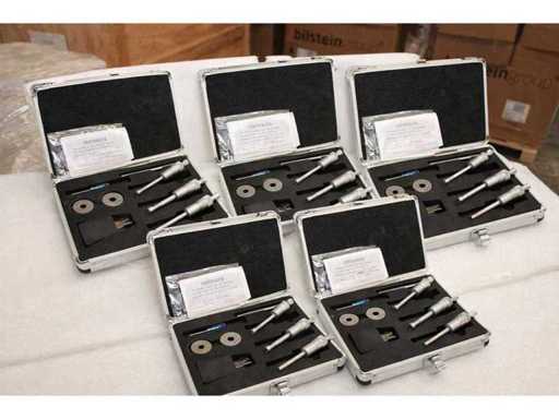 FREUTEK SDM0064 zestaw 3x 3-punktowych mikrometrów wewnętrznych 6-12 x 0,001 mm