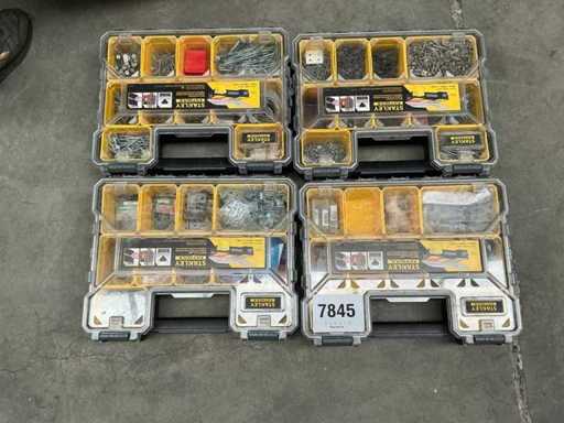 Stanley Gereedschapskoffer/sorteerkoffers (4x)