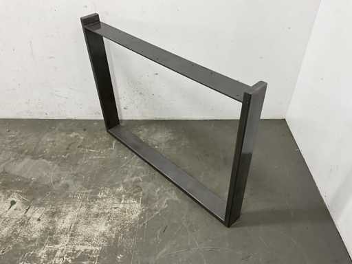 Pied de table en métal industriel (2x)