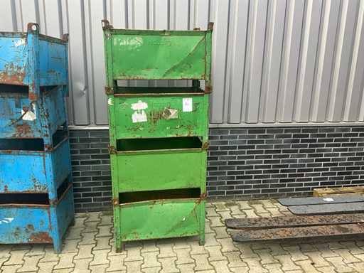 Stapelkrat metaal (4x)