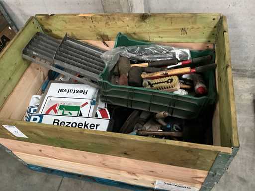 Partij handgereedschap bouwsector