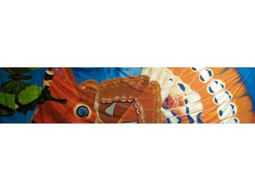 Dekotuch: Schmetterlingstuch