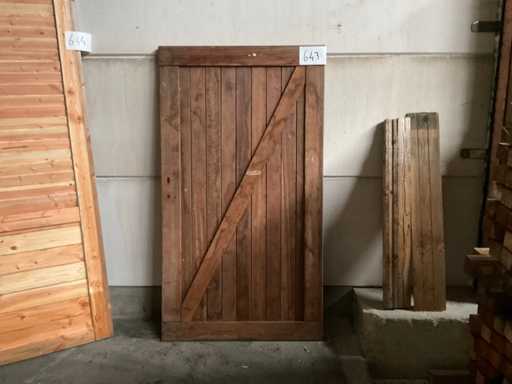 Hillhout Gartentor aus Hartholz 180x90 cm