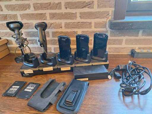 Zebra scanner with charging station