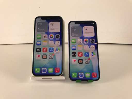 Apple iPhone 12 Mini - 64 GB - Viola/Verde (2x)