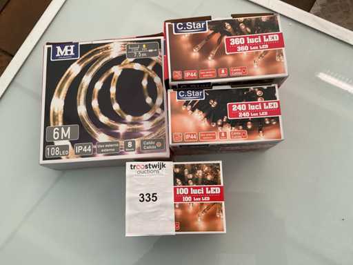 C.Star. IP20+IP44. Weihnachten LED-Beleuchtung. (4-fach)