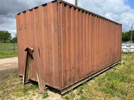 Zeecontainer / paardenstal