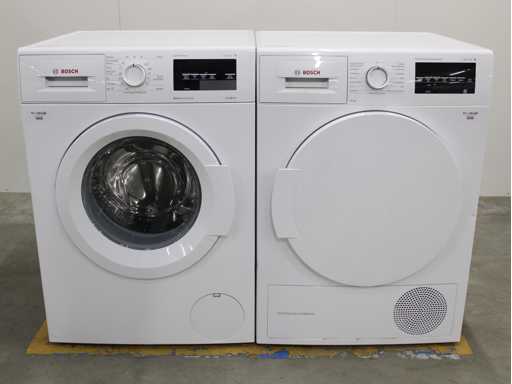 Serie Bosch|6 lavatrice VarioPerfect EcoSilence Drive & Serie Bosch|6 asciugatrice a condensatore autopuliente
