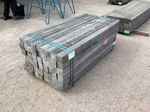 Azobè Hardhouten paal 80x80x1500mm (54x)