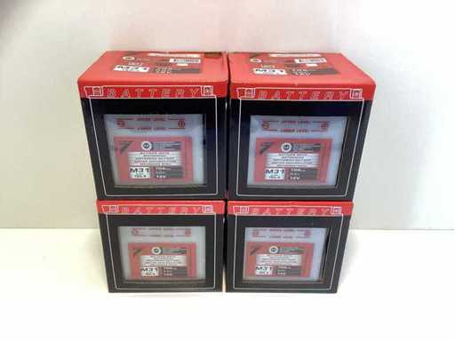 Motor / brommer / scooter accu 5Ah (4x)