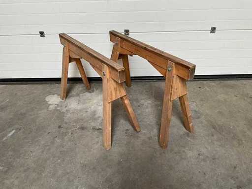 Pont en bois (2x)