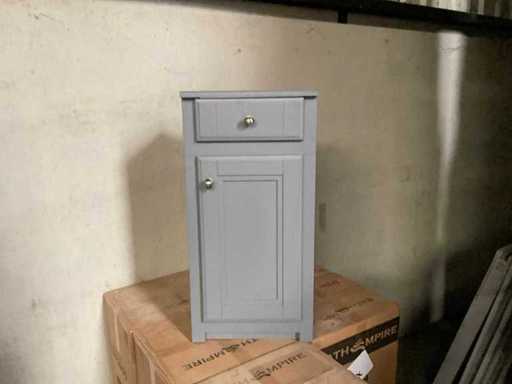 Armadio bagno Empire grigio - 34x40x80 cm (4x)