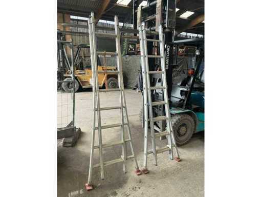 Échelle coulissante en aluminium Solid C 2x8 (2x)