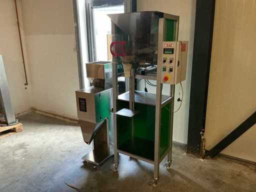 Vevor-Pulverfüllmaschine und CIA BG KISS-Dosiereinheit (2x)