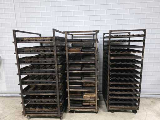 Hein - Stainless Steel Oven Trolley (3x)